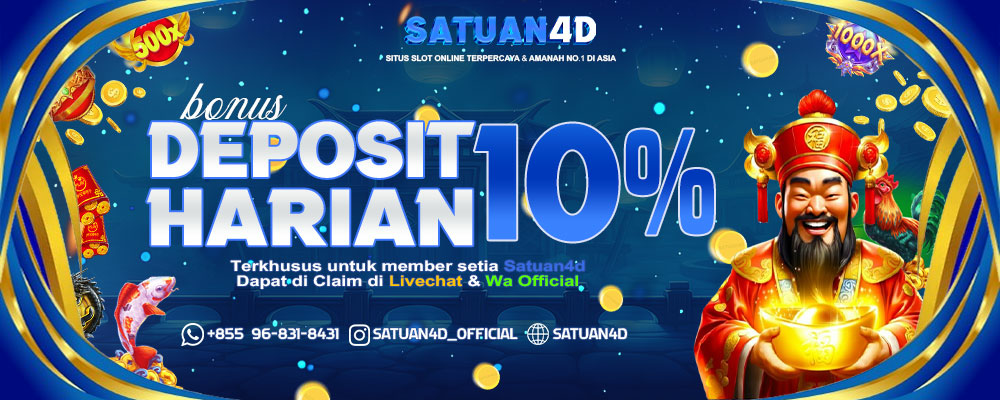 BONUS DEPOSIT HARIAN 10 %.